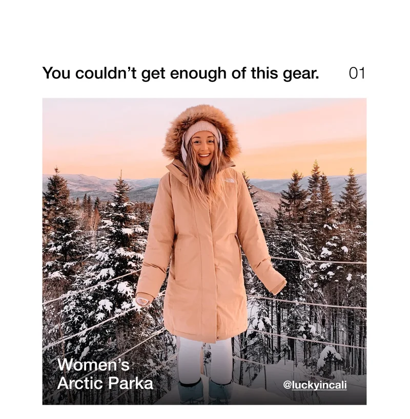 You couldn’t get enough of this gear.&nbsp;Women's Arctic Parka