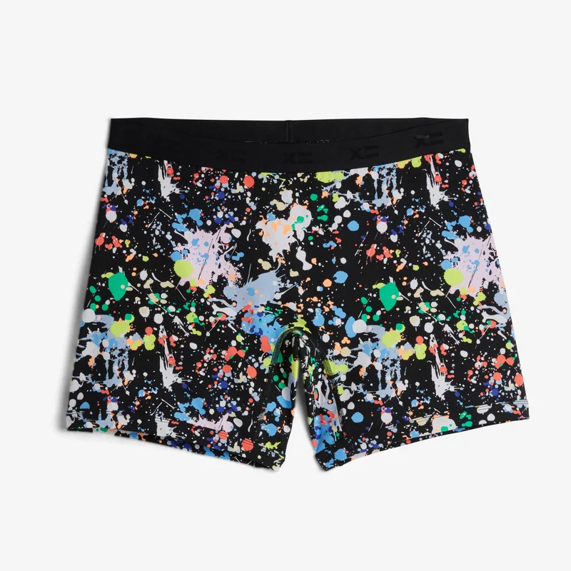 Image of 6" No Fly Boxer Briefs - Pride Paint