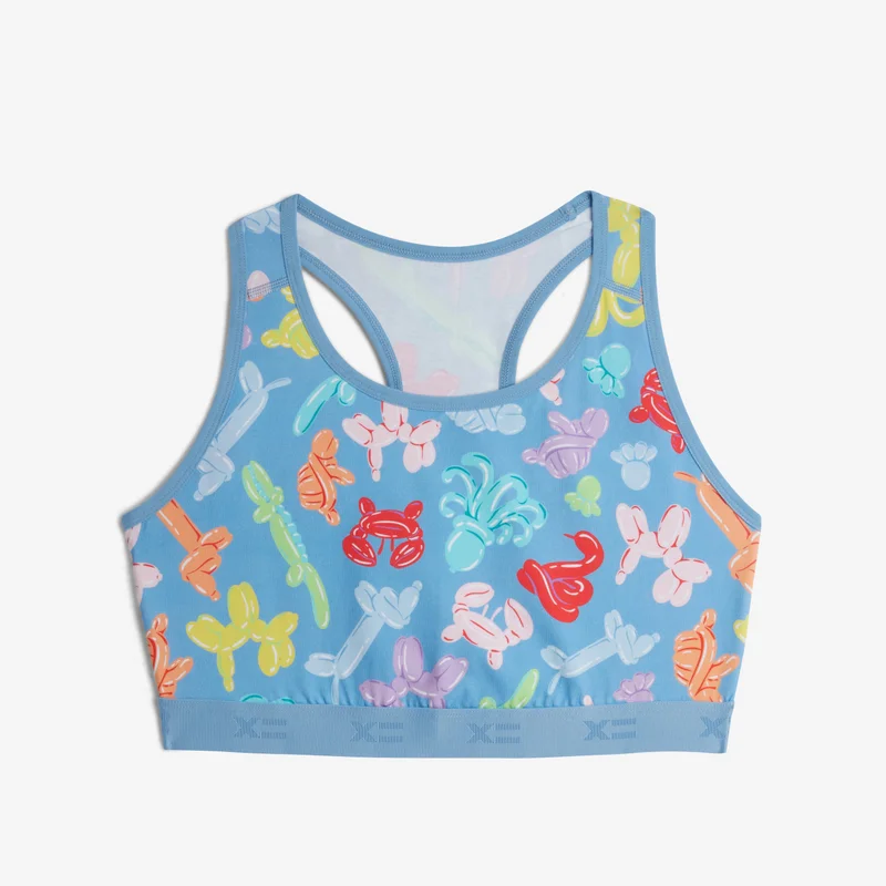 Image of Racerback Soft Bra - Balloon Buddies