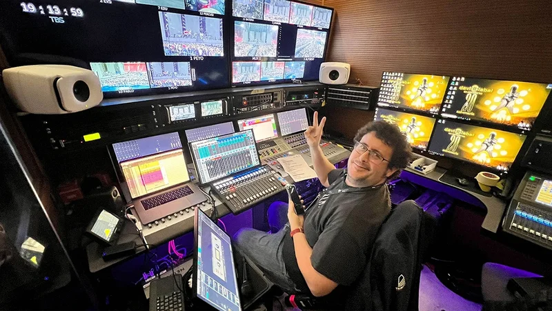 Spanish Star David Bisbal’s Shows Powered by eMotion LV1 Mixer