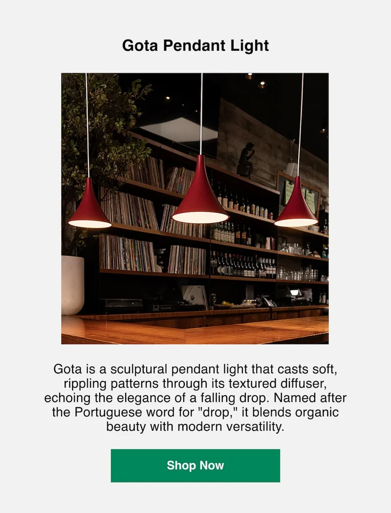 Gota Pendant Light