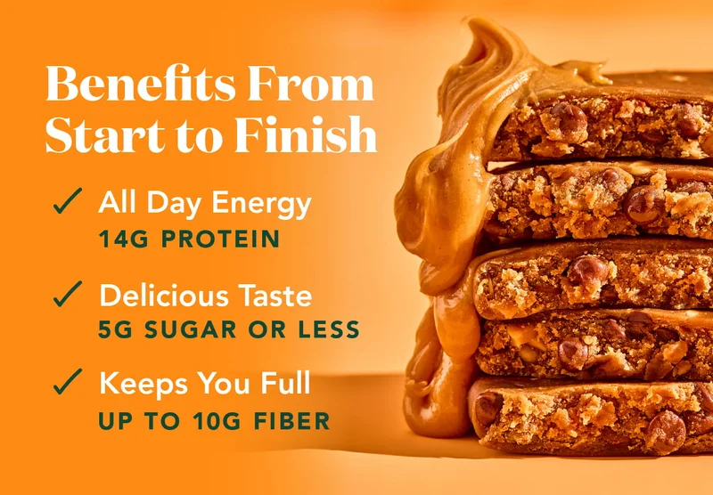 All day energy with 14g of protein, delicious taste with 5g of sugar or less and a feeling full with up to 10g of fiber!