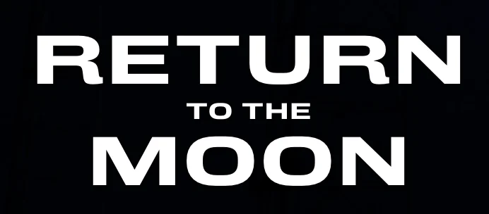 A close-up of the moon