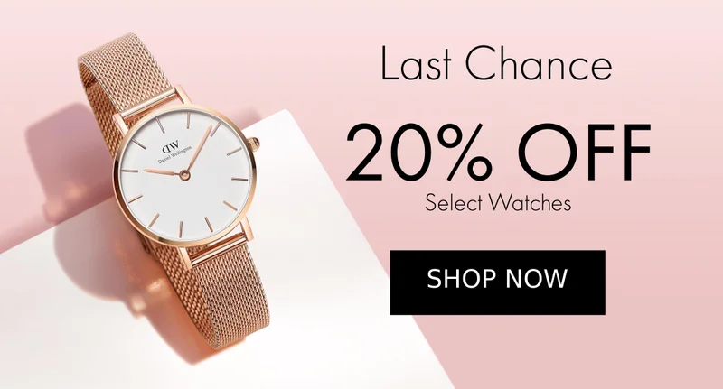 20% off watches