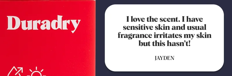 I love the scent. I have sensitive skin and usual fragrance irritates my skin but this hasn’t! Jayden