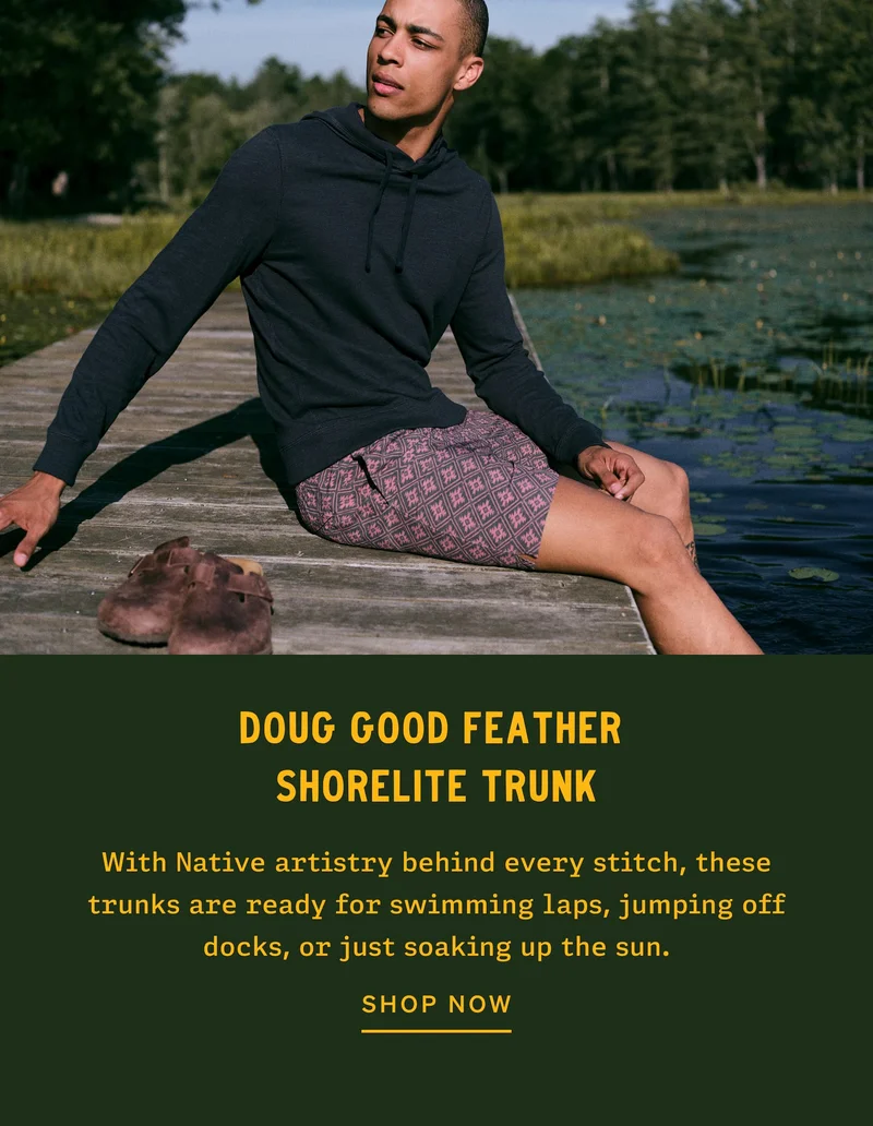 Doug Good Feather Shorelite Trunk