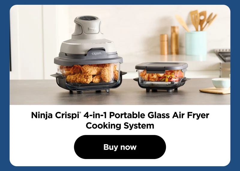 Ninja Crispi™ 4-in-1 Portable Glass Air Fryer Cooking System