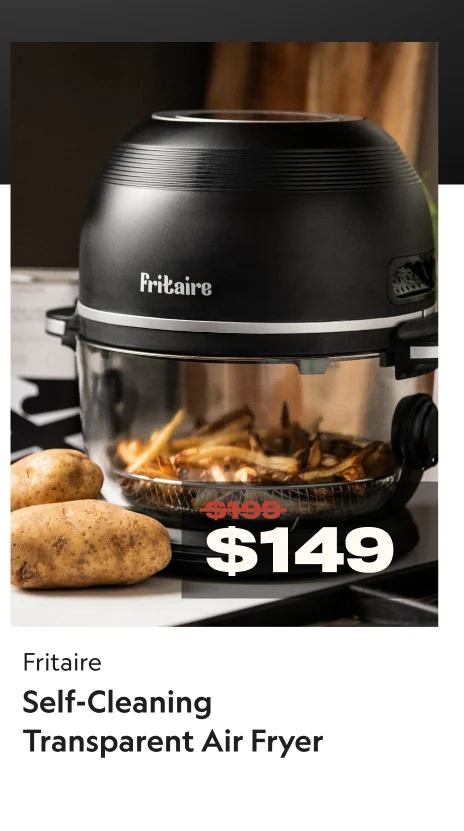 Self Cleaning Transparent Air Fryer