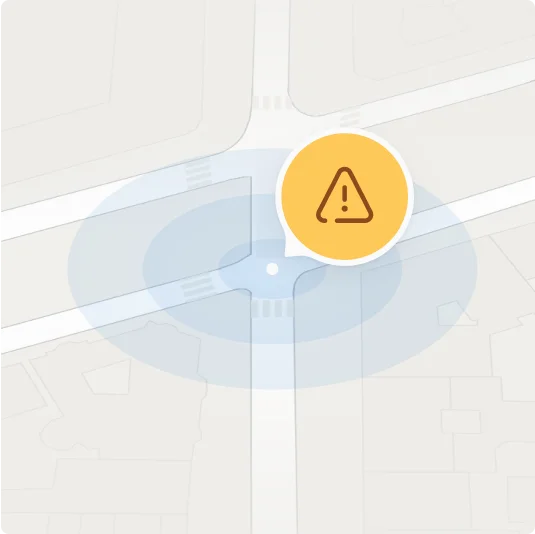 A render of the Cowboy app showing the Safety Alerts feature