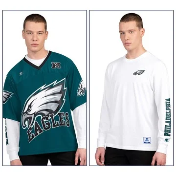 NFL Officially Licensed Starter Jersey Top & Long Sleeve Tee