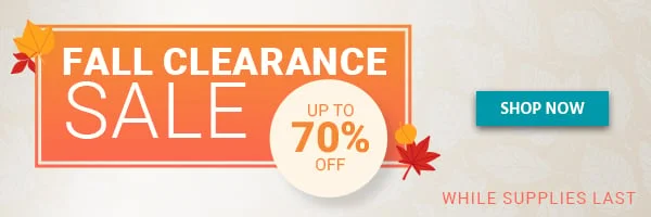 Fall Clearance Sale: Up To 70% Off. While Supplies Last. Shop Now.