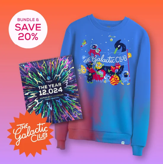 Bundle: Calendar und Galactic Club Sweater