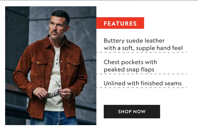 Suede CPO Overshirt