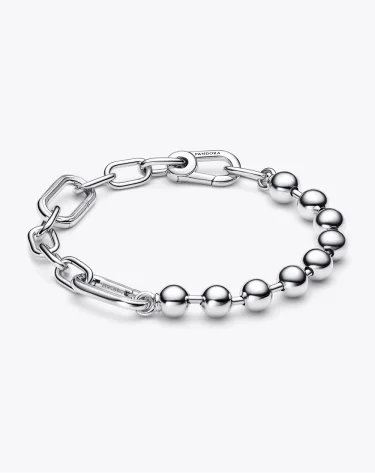 Pandora ME Metal Bead & Link Chain Bracelet