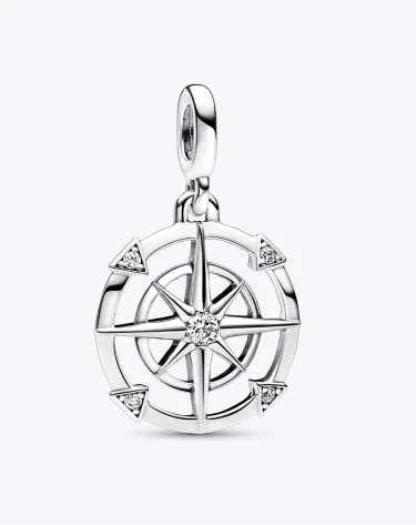 Pandora ME Compass Medallion Charm