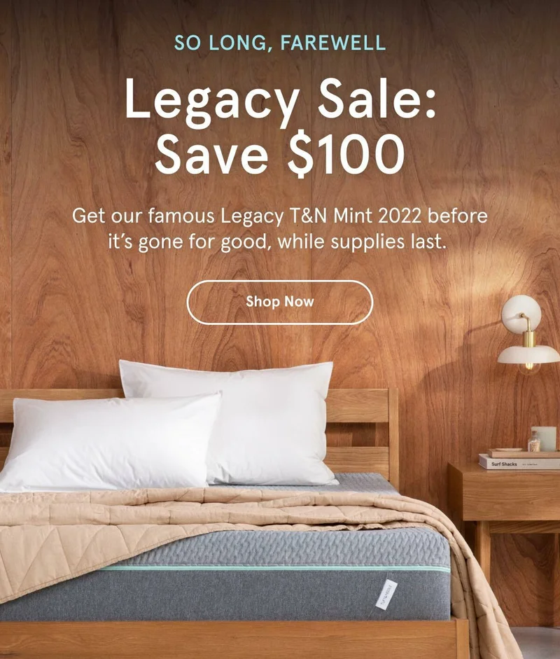 So Long, Farewell | Legacy Sale: Save $100 | Shop Now