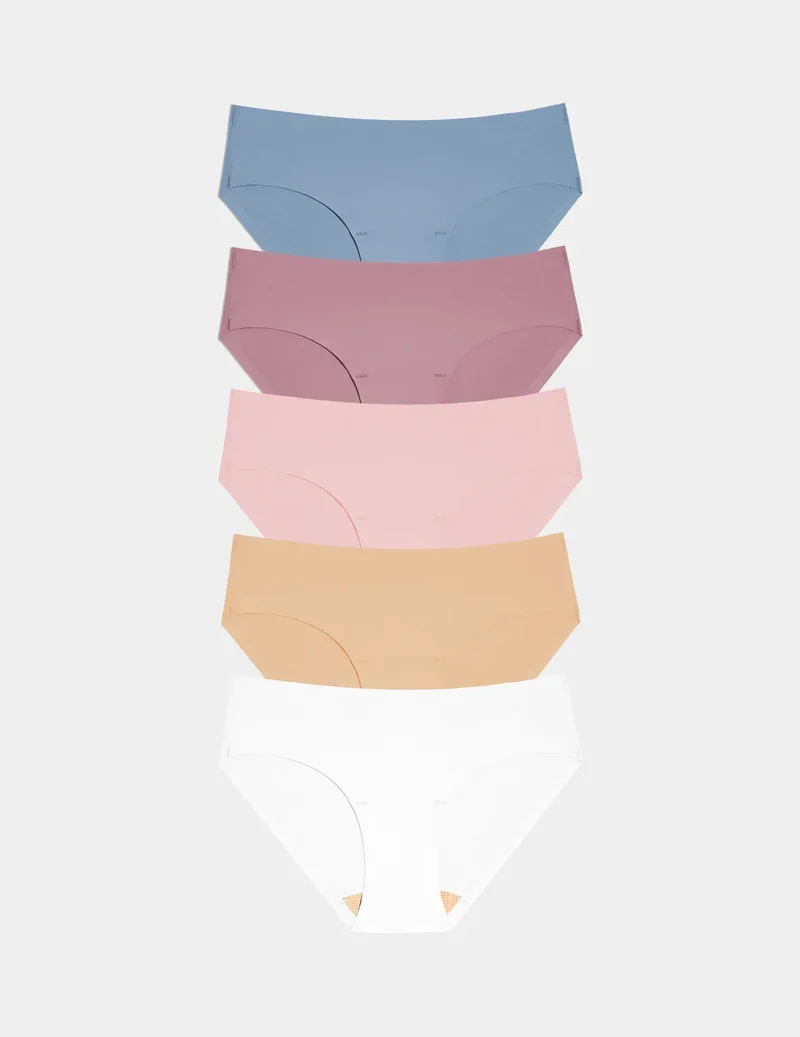Image of Essential No-Show Bikini 5-Pack