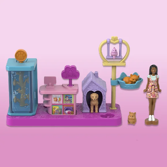 Mini BarbieLand Pet Boutique Playset