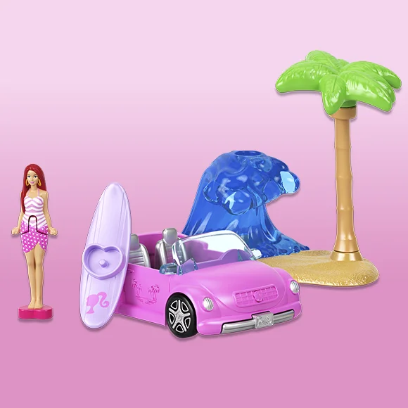 Mini BarbieLand Beach Vehicle Set