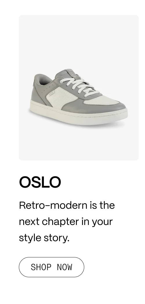 Oslo. Retro-modern is the next chapter in your style story.