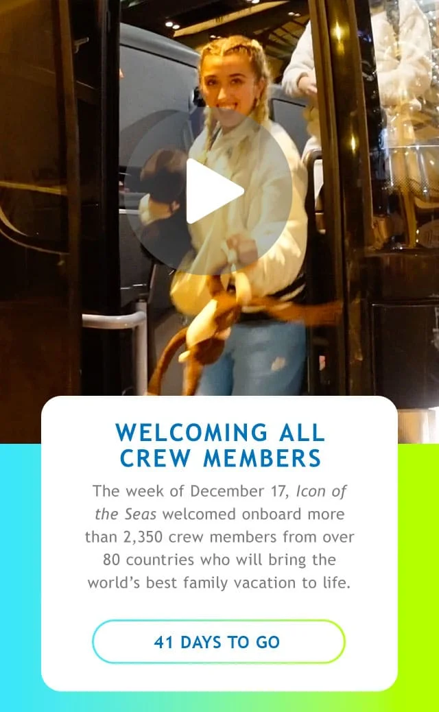 WELCOMING ALL CREW MEMBERS