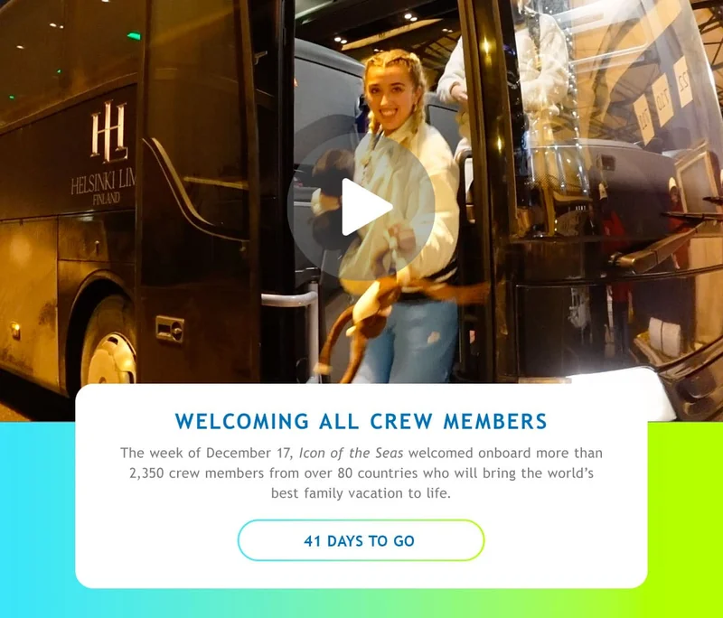 WELCOMING ALL CREW MEMBERS