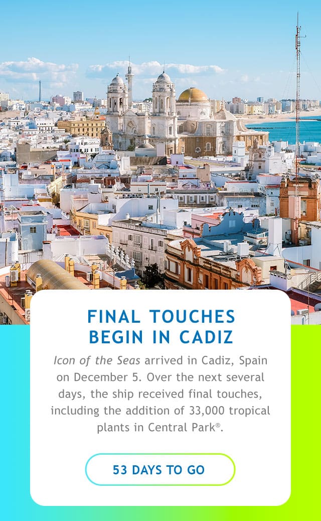 FINAL TOUCHES BEGIN IN CADIZ
