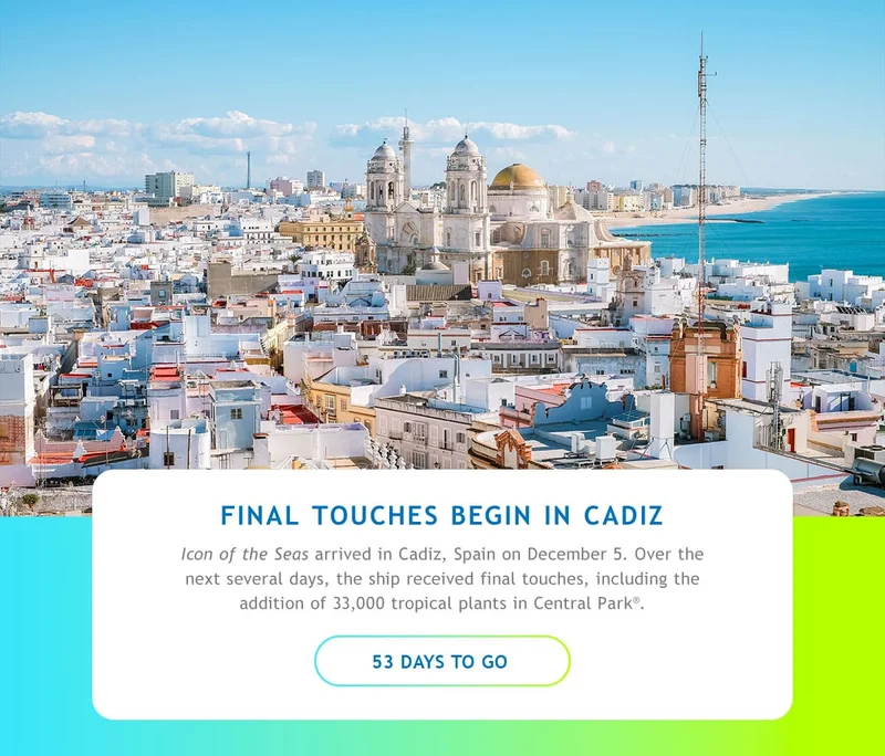 FINAL TOUCHES BEGIN IN CADIZ