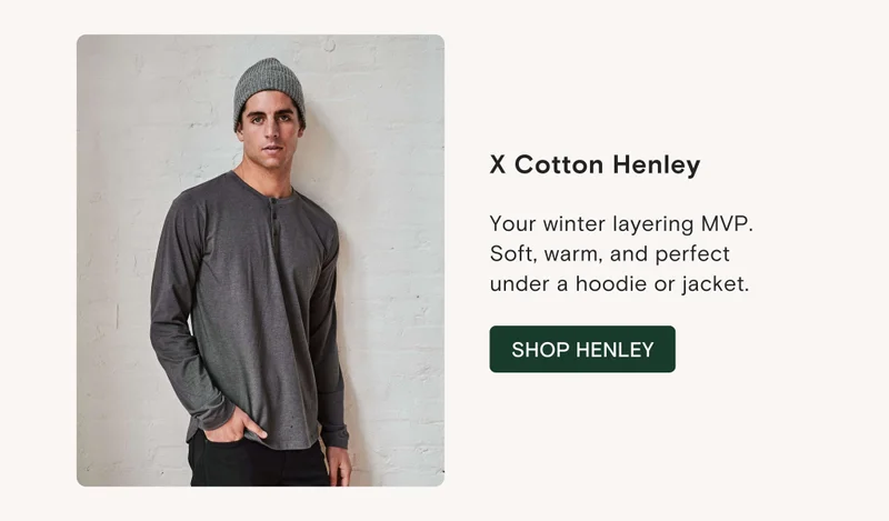 X Cotton Henley