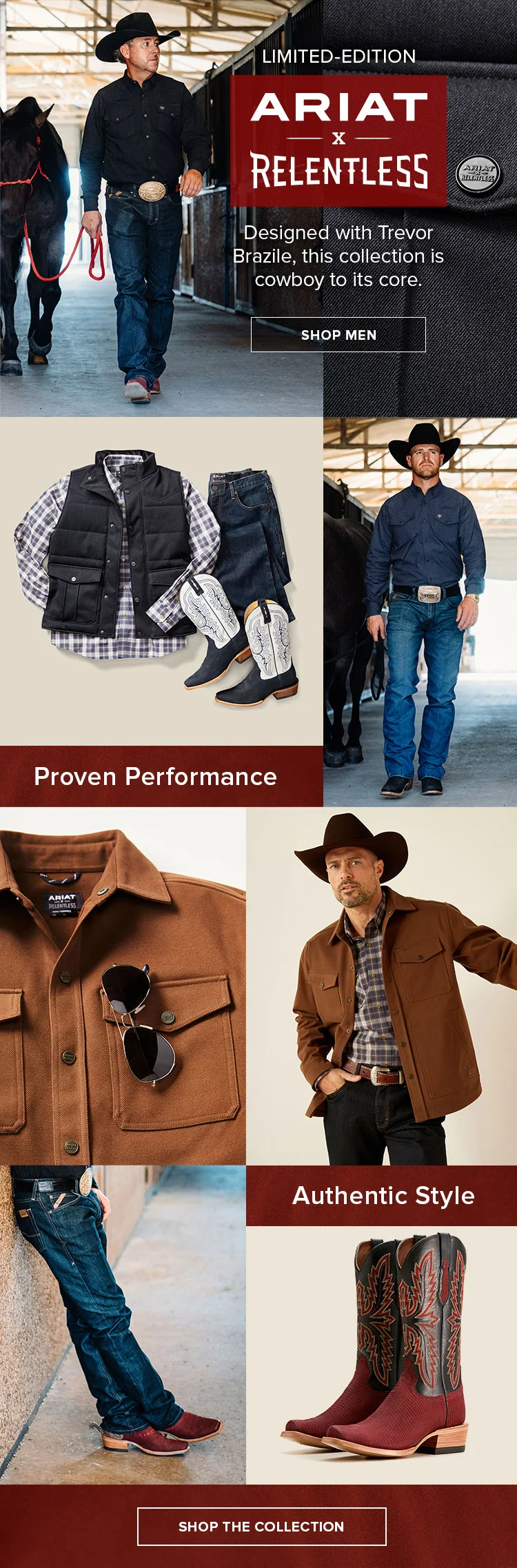 ARIAT X RELENTLESS | SHOP MEN