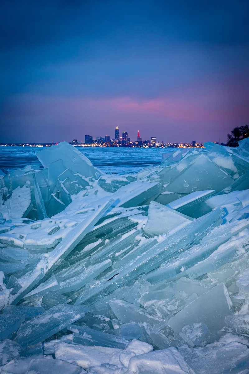 By mid-February 2021, this Great Lake had frozen over. But scientists are finding that the warming lake water is remaining ice free later in the winter, creating conditions that lead to dangerous lake effect snow for communities downwind.