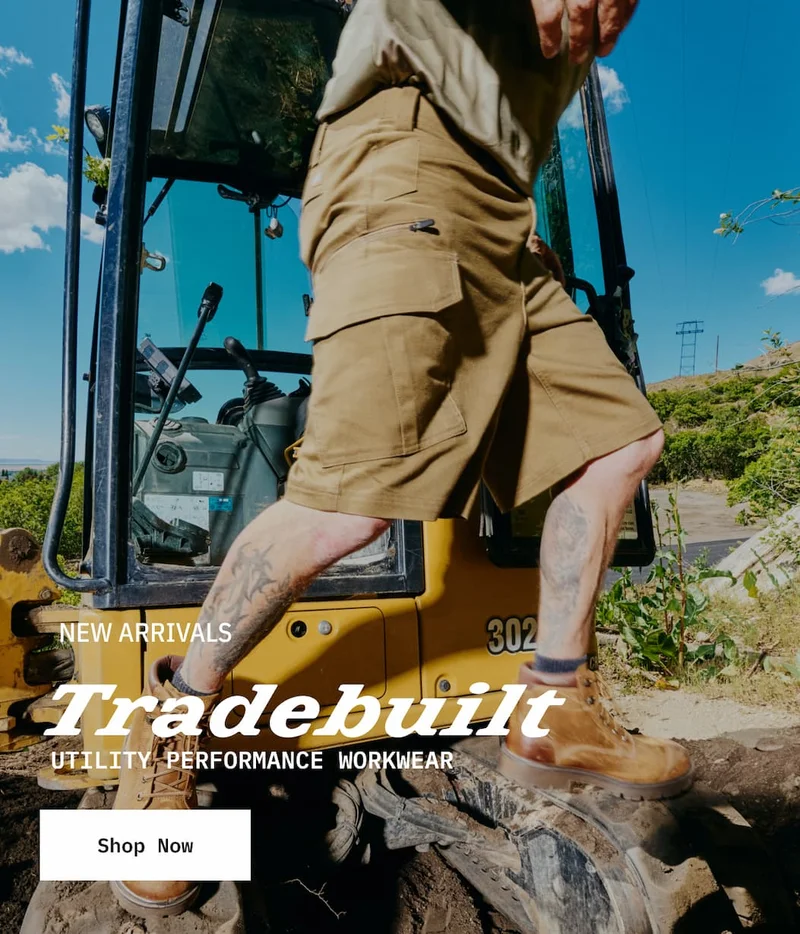 New Arrivals. Tradebuilt. Utility Performance Workwear. Shop Now.