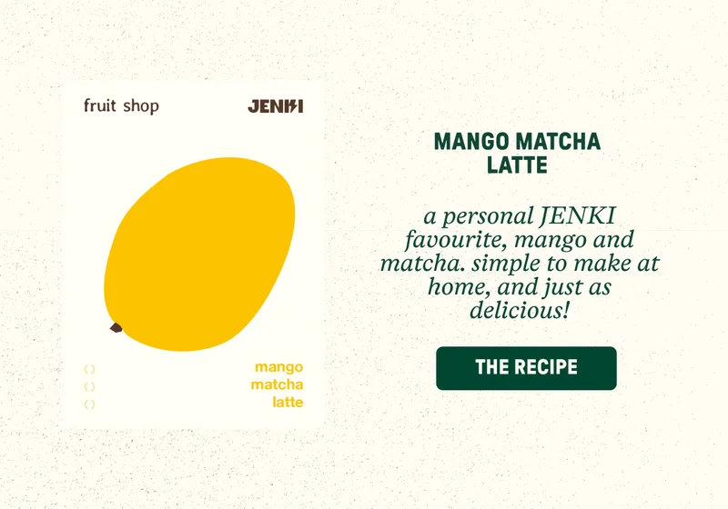 Mango Matcha Latte