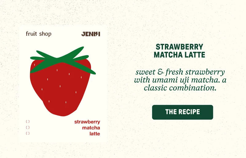 Strawberry Matcha Latte