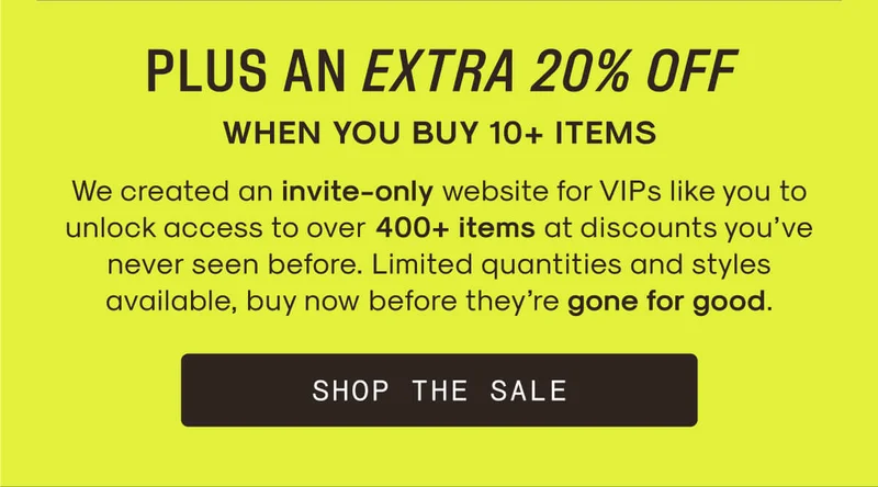 Shop The Sale