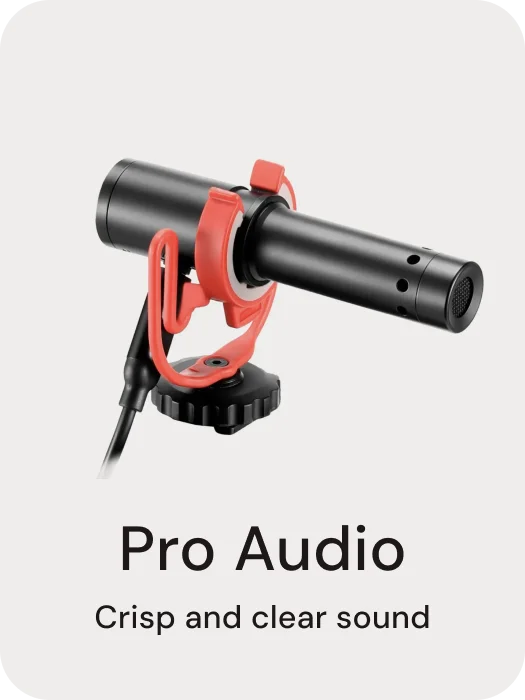 Pro Audio Crisp and Clear Sound