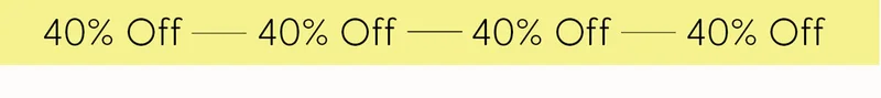 40% off