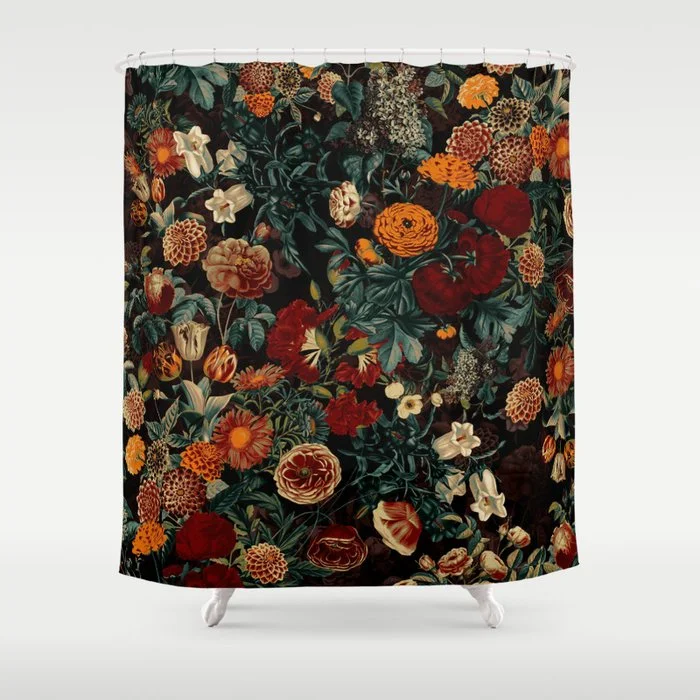 EXOTIC GARDEN - NIGHT XXI Shower Curtain Shower Curtain