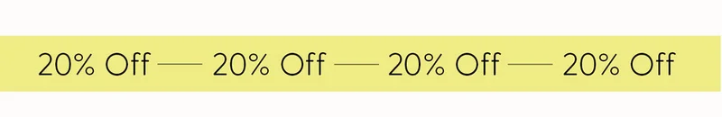 20% off