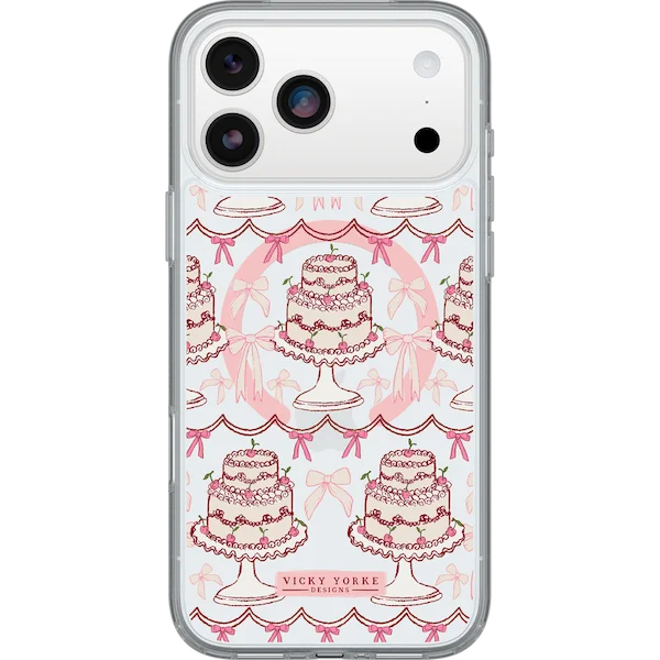 iPhone 17 Pro Max Case Symmetry Series Holiday Collection Chantilly Lace