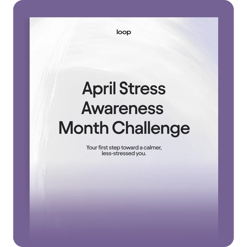 April Stress Awareness Month Challenge