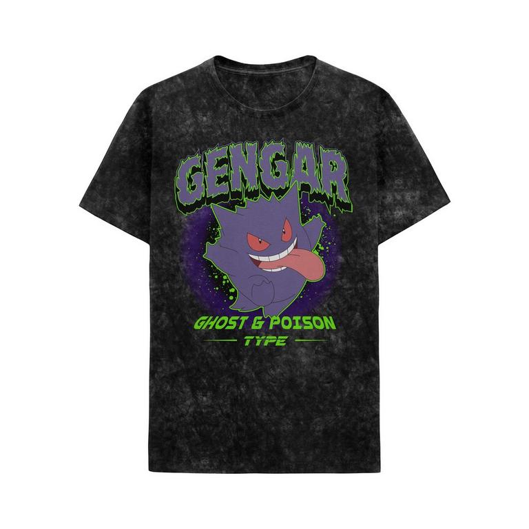 Pokemon Gengar Black Wash Unisex T-Shirt