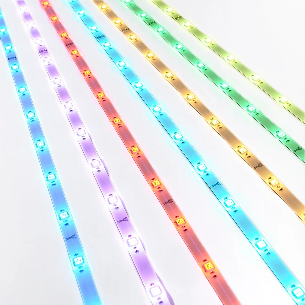 LED multicolor light strips