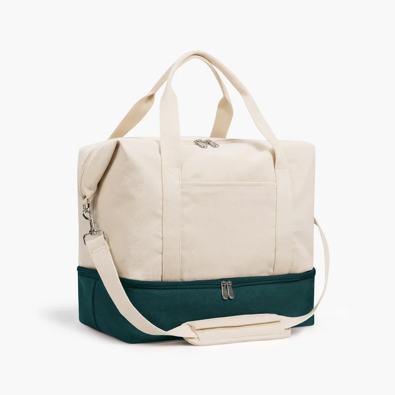 Image of Catalina Deluxe - Eco Friendly Canvas - Dark Green Colorblock