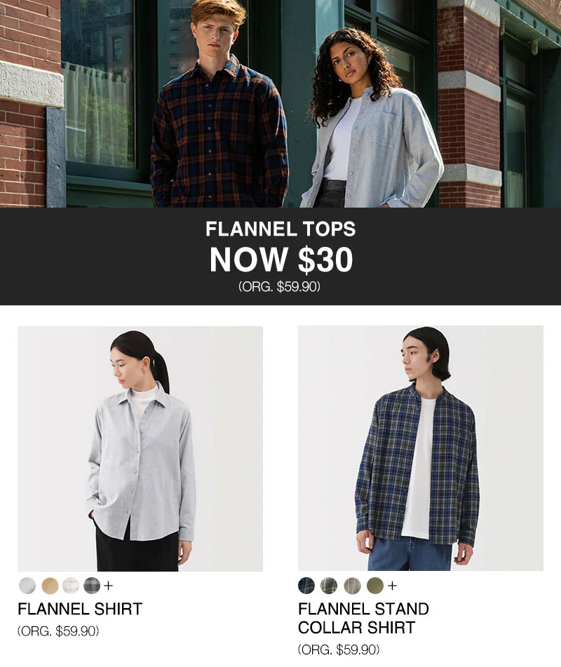 Shop Flannel Tops Now $30