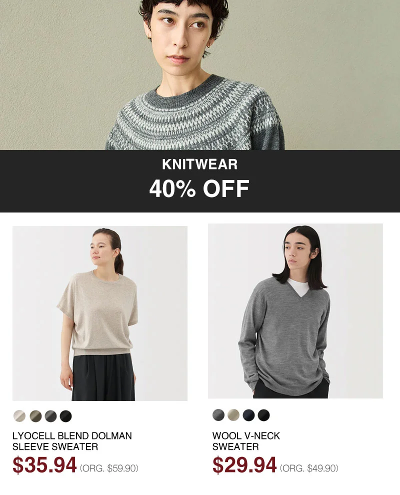 Shop Knitwear 40% OFF