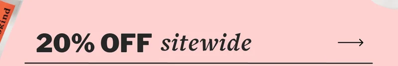 20% off sitewide