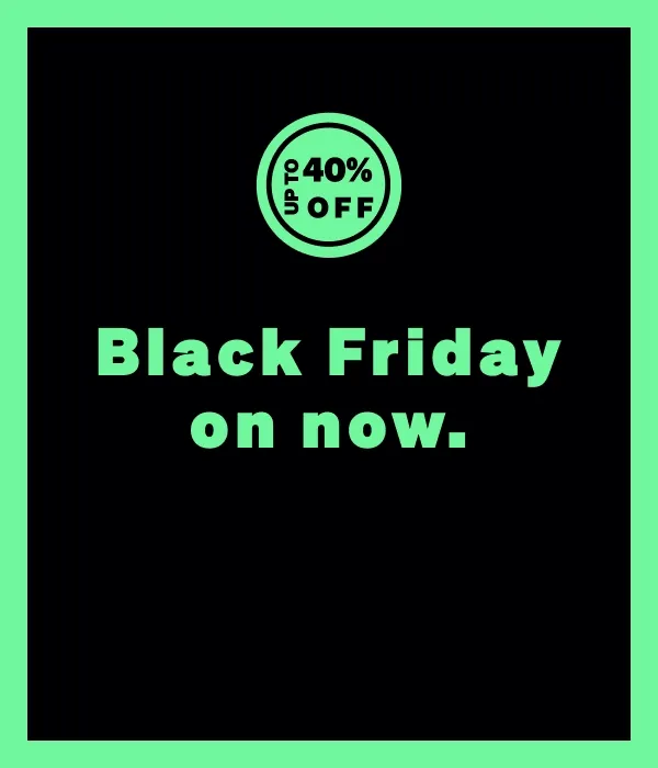 Black Friday on now.