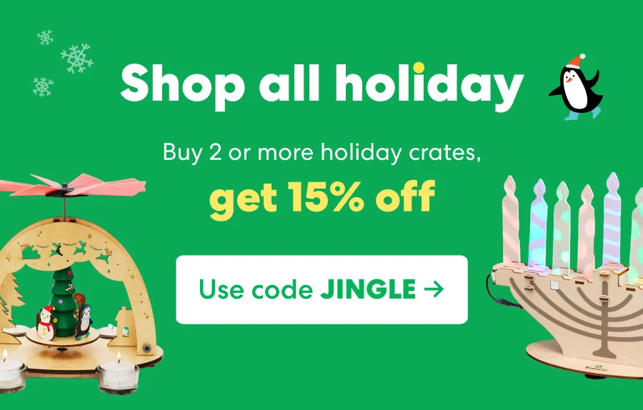 Shop all holiday | Buy 2 or more holiday crates, get 15% off Use code JINGLE