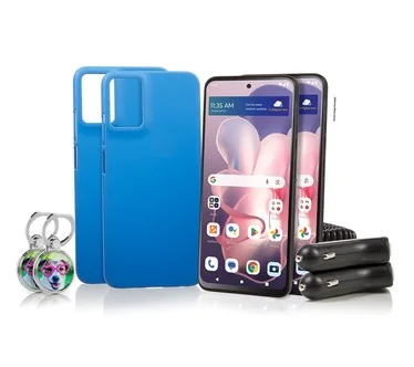 Moto G Power Tracfone 2-Pack w/1500 Minutes Texts & Data and Accessories